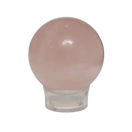 Kula Kwarc różowy, Naturalny Minerał ø50mm dobra jakość Brazylia OKAZ N12