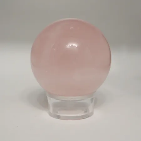 Kula Kwarc różowy, Naturalny Minerał ø50mm dobra jakość Brazylia OKAZ N12