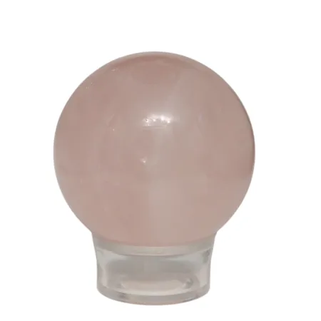 Kula Kwarc różowy, Naturalny Minerał ø50mm dobra jakość Brazylia OKAZ N12