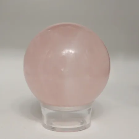 Kula Kwarc różowy, Naturalny Minerał ø50mm dobra jakość Brazylia OKAZ N12