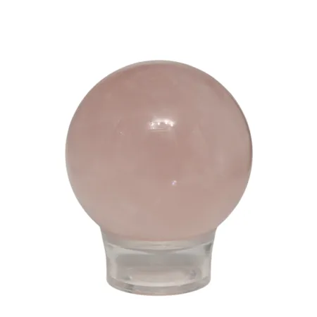 Kula Kwarc różowy, Naturalny Minerał ø50mm dobra jakość Brazylia OKAZ N12