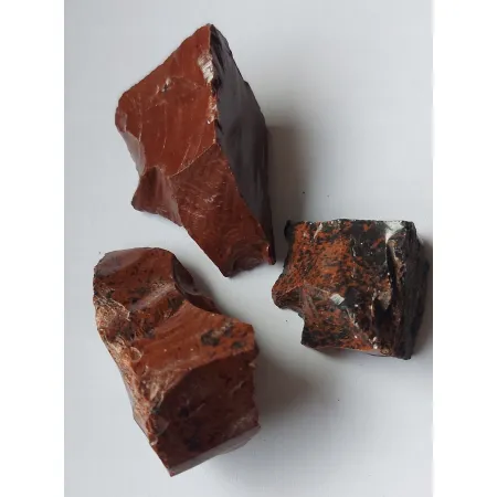 Obsydian Mahony, naturalny, surowy, bryłki Meksyk 1 szt.