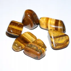 Tygrysie oko kamień sukcesu otoczak szlifowany polerowany czakra XL 1szt