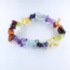 Bransoletka naturalne kamienie czakr chips ametyst granat akwamaryn sodalit