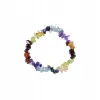 Bransoletka naturalne kamienie czakr chips ametyst granat akwamaryn sodalit