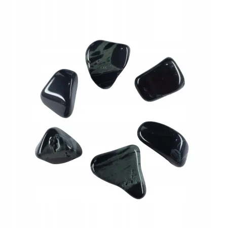 OBSYDIAN pajęczynowy, otoczak 1 szt.