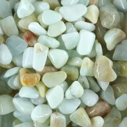 Polerowany akwamaryn 1 bryłka mały czakra gardła