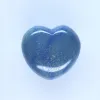 Kwarc niebieski duże serce kamień 4cm 40g