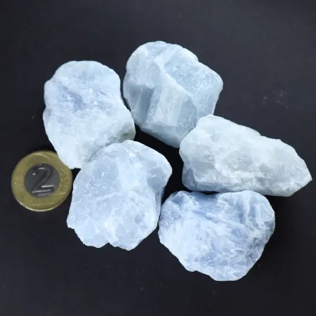 KALCYT NIEBIESKI szafirowy naturalny kamień surowy