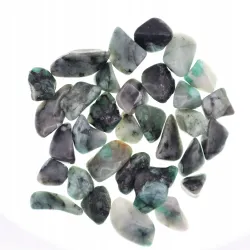 Szmaragd emerald kamień naturalny otoczak rozmiarM