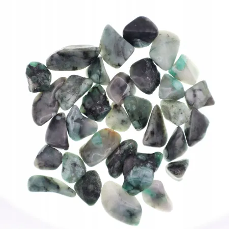 Szmaragd emerald kamień naturalny otoczak rozmiarM