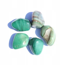 Agat zielony, otoczak duży kamień czakry naturalny