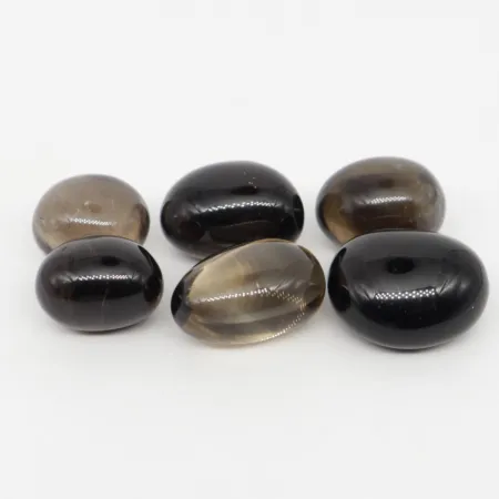 Kryształ górski dymny kwarc otoczak szlifowany wysoka jakość kamień mały