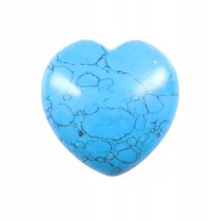 Turkmenit turkenit duże serce kamień 4cm 40g
