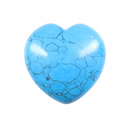 Turkmenit turkenit duże serce kamień 4cm 40g