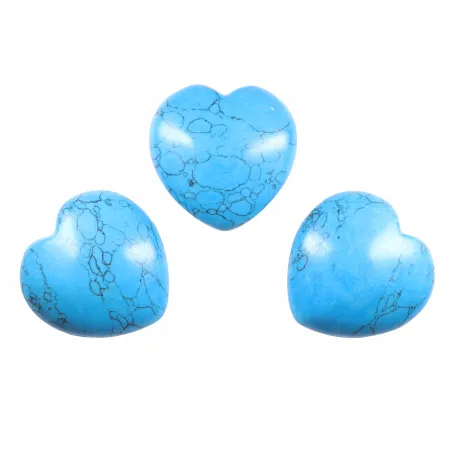 Turkmenit turkenit duże serce kamień 4cm 40g