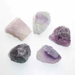 Fluoryt tęczowy naturalny surowy kamień geniuszy rozmiar L waga od 20g 1szt