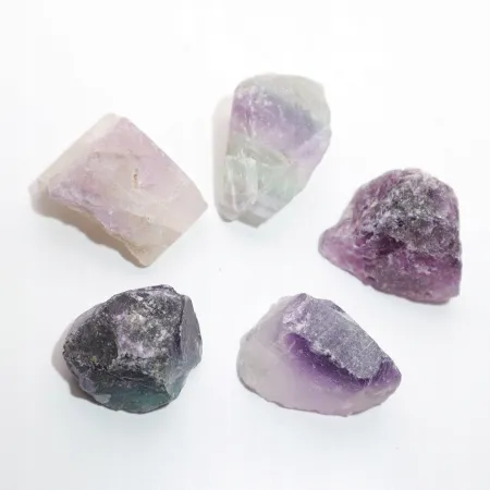 Fluoryt tęczowy naturalny surowy kamień geniuszy rozmiar L waga od 20g 1szt