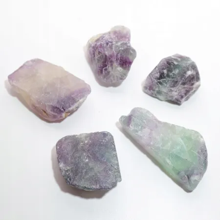 Fluoryt tęczowy naturalny surowy kamień geniuszy rozmiar L waga od 20g 1szt