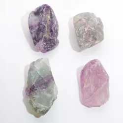 Fluoryt tęczowy naturalny surowy kamień geniuszy XL 1szt.
