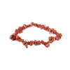 Bransoletka Jaspis czerwony kamień naturalny 19cm chips