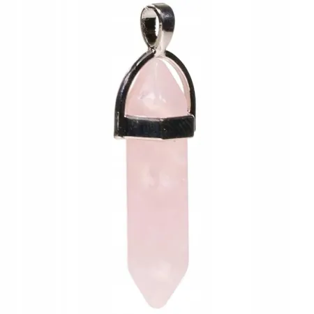 Zawieszka Kwarc różowy 4 cm naturalny kamień wisiorek