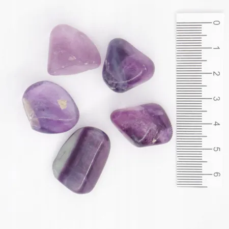 Fluoryt RAINBOW kolorowy otoczak naturalny 1szt