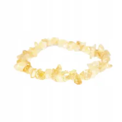 Bransoletka CYTRYN kamień naturalny chips