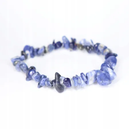 Bransoletka SODALIT kamień naturalny chips