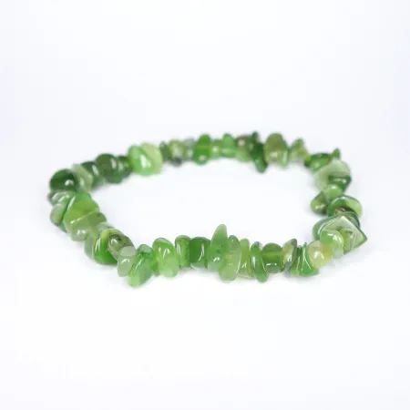 Bransoletka NEFRYT kamień naturalny chips