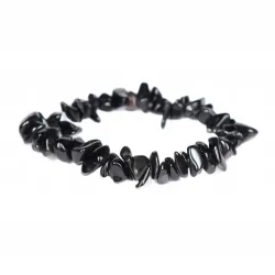 Bransoletka OBSYDIAN kamień naturalny chips