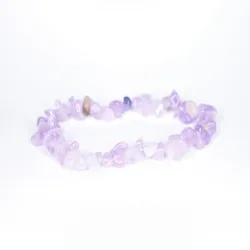 Bransoletka AMETYST LAWENDA kamień naturalny chips