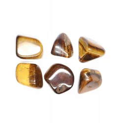 Tygrysie oko kamień sukcesu średni otoczak czakra 1szt.