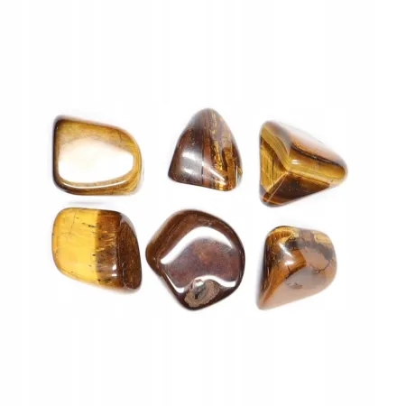 Tygrysie oko kamień sukcesu średni otoczak czakra 1szt.