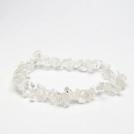 Bransoletka KRYSZTAŁ GÓRSKI kamień naturalny chips