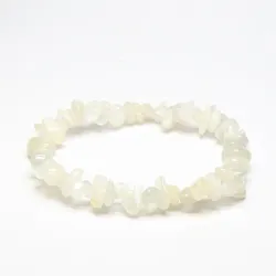 Bransoletka KAMIEŃ KSIĘŻYCOWY naturalny chips