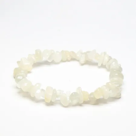 Bransoletka KAMIEŃ KSIĘŻYCOWY naturalny chips