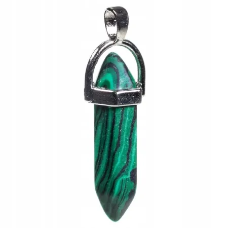 Zawieszka Malachit kamień syntetyczny 4cm wisiorek