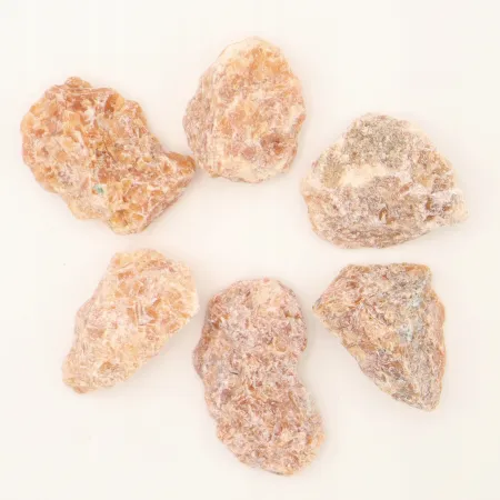 KALCYT ognisty naturalny surowy czakra splotu M