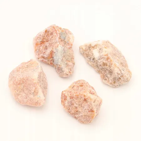 KALCYT ognisty naturalny surowy czakra splotu XL