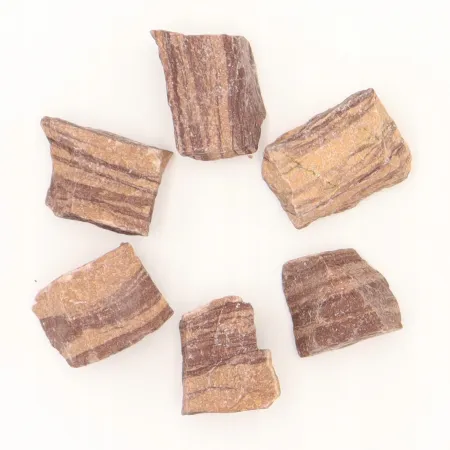 Jaspis zebra różowy surowy naturalny kamień M