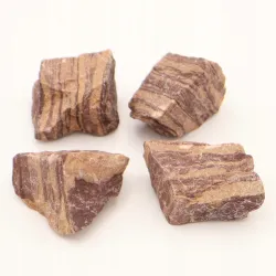 Jaspis zebra różowy surowy naturalny kamień XL