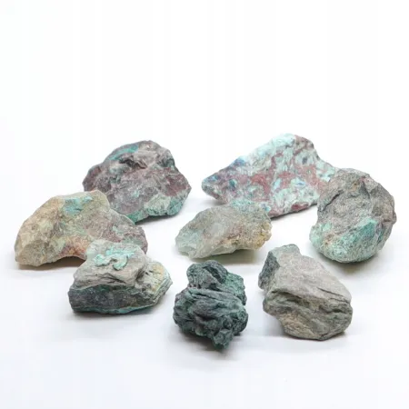 CHRYZOKOLA naturalny surowy kamień czakry CH 1szt.