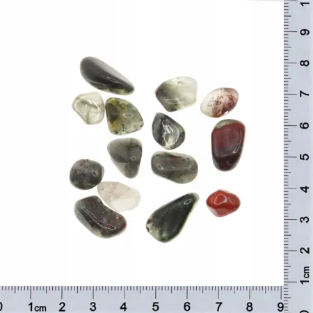 Heliotrop drobne otoczaki 8-12mm zestaw 20 gram