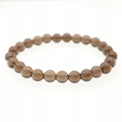 Bransoletka Kwarc dymny naturalny kamień - 8mm