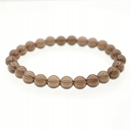 Bransoletka Kwarc dymny naturalny kamień - 8mm