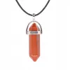 Wisiorek na rzemyku, kamień - Jaspis czerwony