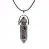 Wisiorek na rzemyku, kamień naturalny - Labradoryt