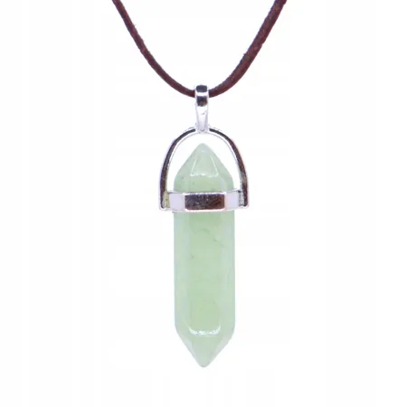 Wisiorek na rzemyku, kamień naturalny - Awenturyn