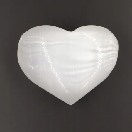 Selenit duże serce kamień naturalny 4cm 40g 1 szt.